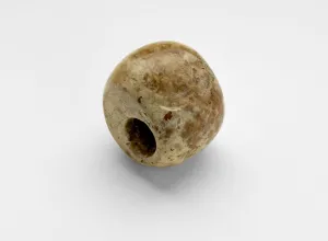 Jade Nephrite Prints: Bead, Late Neolithic period, ca. 3300-2250 BCE. Creator: Unknown