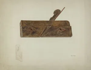 Materials Prints: Bead Plane, 1939. Creator: Max Unger