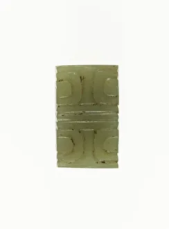 Bead with Spirals, Western Zhou period, 10th/8th century B.C. Creator: Unknown Bead with Spirals, Western Zhou period, 10th/8th century B.C. Creator: Unknown
