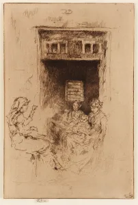 Bead Stringers, 1879-1880. Creator: James Abbott McNeill Whistler