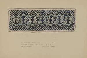 Hofmann Melita Prints: Beadwork, 1935. Creator: Melita Hofmann