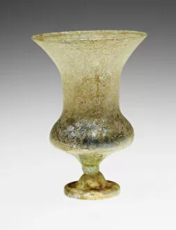 Glass Blown Technique Collection: Beaker or Goblet, 2nd-3rd century. Creator: Unknown