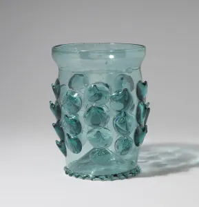 Textured Prints: Beaker (Krautstrunk), German, late 15th or early 16th century. Creator: Unknown