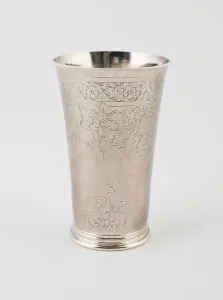 Beaker Prints: Beaker, Netherlands, c. 1640. Creator: Unknown
