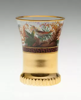 Cut Glass Collection: Beaker, Vienna, c. 1820 / 30 or later. Creator: In the style of Anton Kothgasser