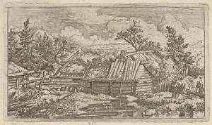 Beams Gallery: The Two Beams Floating in the Water, 17th century. Creator: Allart van Everdingen