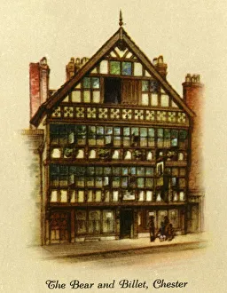 Wd And Ho Prints: The Bear and Billet, Chester, 1936. Creator: Unknown