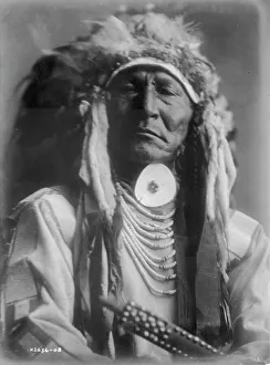 Apsaroke Prints: Bear Cut Ear, c1908. Creator: Edward Sheriff Curtis