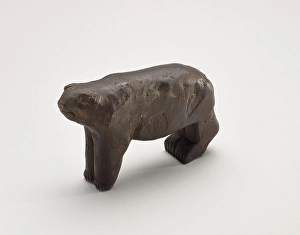 Effigy Prints: Bear effigy, 1000 BC - 1500 C.E. Creator: Unknown