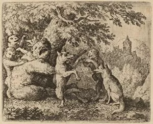The Bear and the Wolf are Persecuted, probably c. 1645 / 1656
