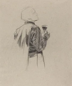 Heightened Prints: A Bearded Gentleman with a Glass of Wine