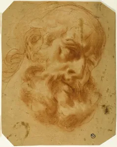 Stumping Prints: Bearded Head, n.d. Creator: Unknown