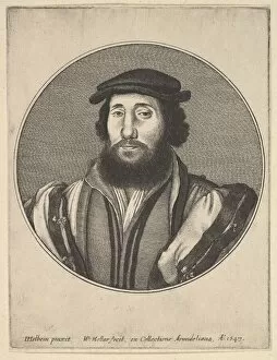 The Younger Gallery: Bearded Man, 1647. Creator: Wenceslaus Hollar