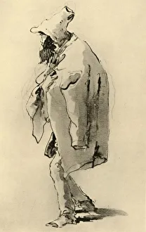 Bearded man, mid 18th century, (1928). Artist: Giovanni Battista Tiepolo