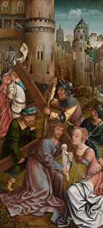 Relic Prints: The Bearing of the Cross, 1510. Creator: Master of Frankfurt