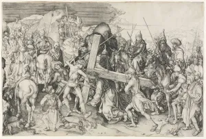 Martin Schongauer German Prints: The bearing of the cross. Creator: Martin Schongauer (German, c. 1450-1491)