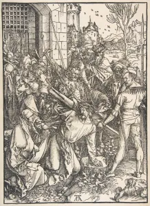 Aggression Prints: The Bearing of the Cross, from The Large Passion. n. d. Creator: Albrecht Durer