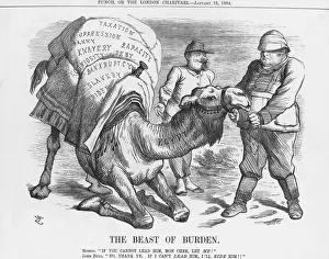 Foreign Affairs Prints: The Beast of Burden, 1884. Artist: Joseph Swain