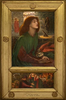 Aligheri Dante Gallery: Beata Beatrix, 1871 / 72. Creator: Dante Gabriel Rossetti