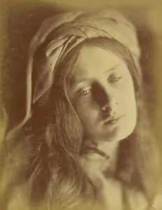 Niece Prints: Beatrice, 1866. Creator: Julia Margaret Cameron