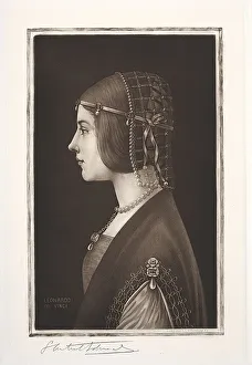 Beatrice DEste, 19th-20th century. Creator: Samuel Arlent-Edwards (American, 1862-1938)