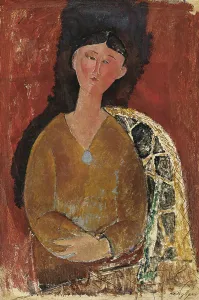 Modigliani Prints: Beatrice Hastings assise, 1915. Creator: Modigliani, Amedeo (1884-1920)