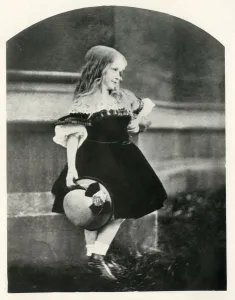 Straw Hat Prints: Beatrice Henley, c1862, (1948). Creator: Lewis Carroll