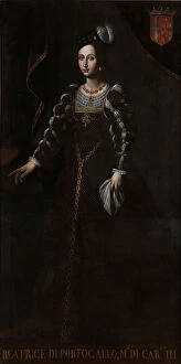 Images Dated 8th September 2014: Beatrice of Portugal (1504-1538), Duchess of Savoy. Artist: Anonymous