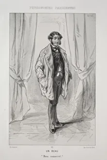 Un Beau. Creator: Paul Gavarni (French, 1804-1866)