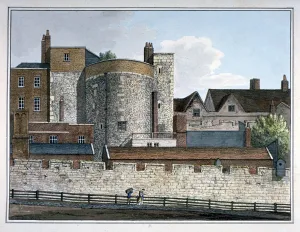 Charles Tomkins Prints: Beauchamp Tower, Tower of London, 1801. Artist: Charles Tomkins