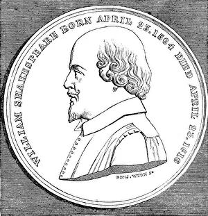 The Beaufoy Shakspearian Medal, 1854. Creator: Unknown