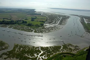 Yachts Prints: Beaulieu Aerial shots
