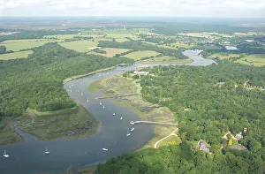 Yachts Prints: Beaulieu Aerial shots