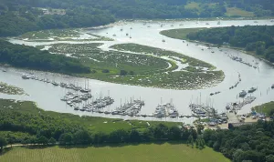 Yachts Prints: Beaulieu Aerial shots