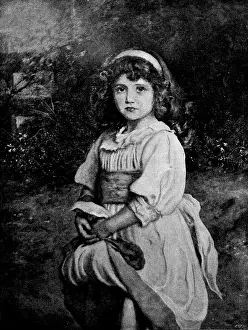 Beautiful Children at the Grafton Gallery: Orphans - Sir John E. Millais, R.A. 1895. Creator: Andre & Sleigh