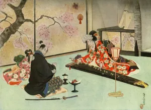 Simpkin Prints: His beautiful hostess... began to sing a wild and beautiful air, 1919. Creator: Unknown