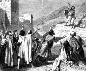 Prophesy Prints: How beautiful upon the mountains are the feet of him that bringeth good tidings, c1860