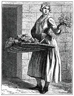 Bouchardon Prints: My Beautiful Pinks!, 1737-1742. Artist: Bouchardon
