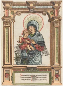 Altdorfer Prints: The Beautiful Virgin of Regensburg, c. 1519 / 1520. Creator: Albrecht Altdorfer