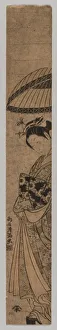 A Beautiful Woman, 1735-1785. Creator: Torii Kiyomitsu (Japanese, 1735-1785)