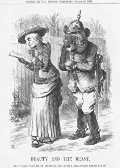 Beauty and the Beast, 1885. Artist: Joseph Swain