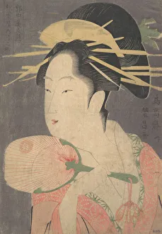 Images Dated 30th November 2020: A Beauty. Creator: Chokosai Eisho