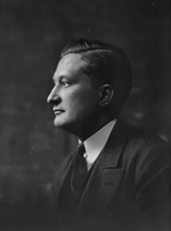 Starched Collar Prints: Beck, Charles, Mr. portrait photograph, 1915 Dec. or 1916 Jan. Creator: Arnold Genthe