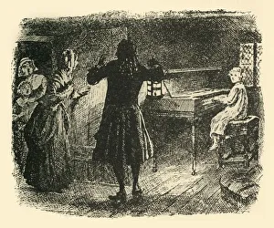 Surprise Prints: Beckoned silently to the rest to follow him, (1907). Creator: Unknown