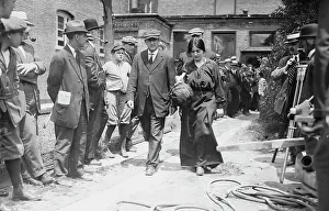 Rockefeller John Davison Prints: Becky Edelson [i.e. Edelsohn] under arrest -- Tarrytown, 1914. Creator: Bain News Service