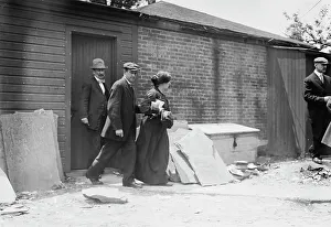 Rockefeller John Davison Prints: Becky Edelson [i.e. Edelsohn] taken from jail, 1914. Creator: Bain News Service