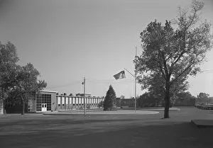 Us Flag Prints: Becton Dickinson, 1952. Creator: Gottscho-Schleisner, Inc