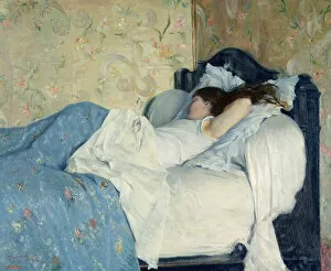 Living Room Gallery: In bed, 1878. Creator: Zandomeneghi, Federico (1841-1917)
