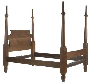 Bedstead Prints: Bed frame designed by Henry Boyd, ca. 1840. Creator: Boyd Manufacturing Company