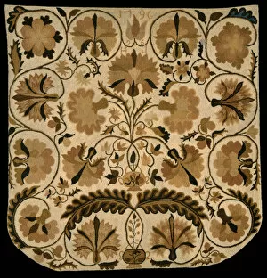 Bedclothes Gallery: Bed Rug, United States, 1796. Creator: Hannah Johnson